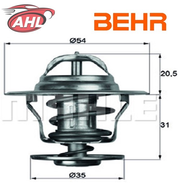 BEHR TX 13 87 D Thermostat pour AUDI VW OPEL VOLVO FORD