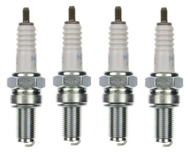 NGK 1275 Bougie d’allumage X4 pour YAMAHA SUZUKI KAWASAKI HONDA APRILIA