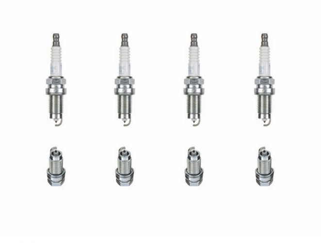 NGK 1664Jeu de 4 bougies d'allumage  pour AUDI SEAT SKODA VW LAMBORGHINI 