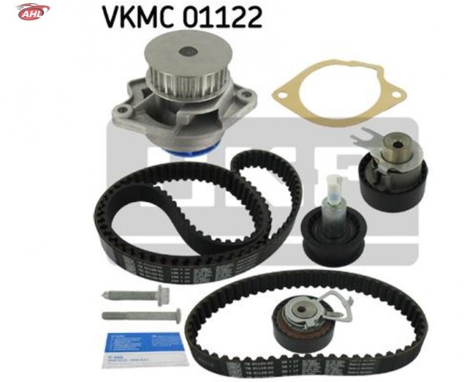 SKF VKMC 01122 Pompe à eau + kit de courroie de distribution pour AUDI SEAT SKODA VW 