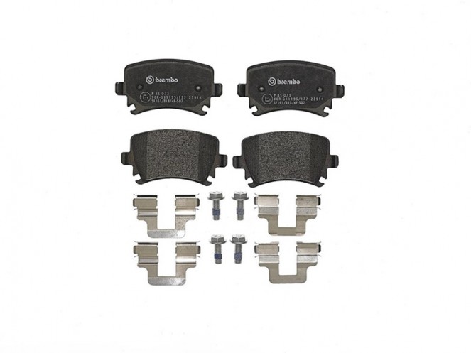 BREMBO P 85 073 Kit de plaquettes de frein pour AUDI SEAT SKODA VW