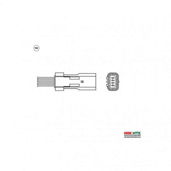 NGK 92056 Sonde lambda (sonde catalyseur) pour CITROËN PEUGEOT 