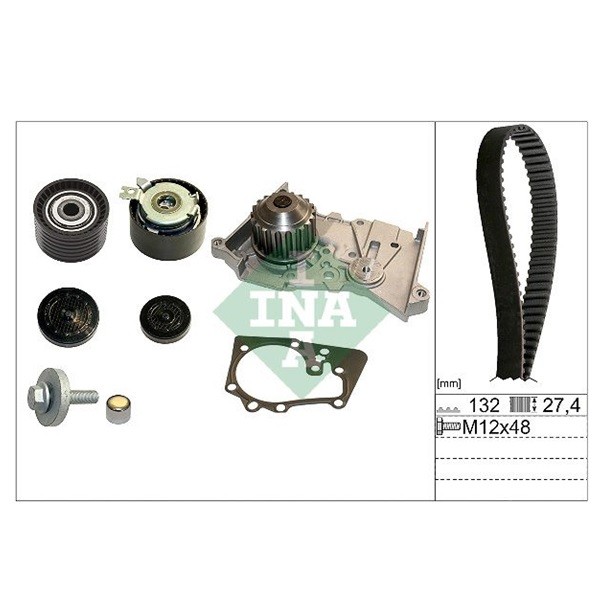 INA 530 0640 30 Pompe à eau + kit de courroie de distribution  pour RENAULT DACIA  NISSAN
