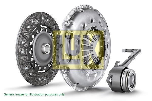 LUK 626 3049 33 Kit d'embrayage pour Renault Nissan Opel Vauxhall