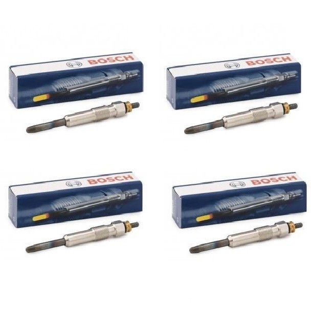 4X BOSCH 0 250 202 020 Bougie de Préchauffage pour Citroën PEUGEOT FIAT NISSAN 