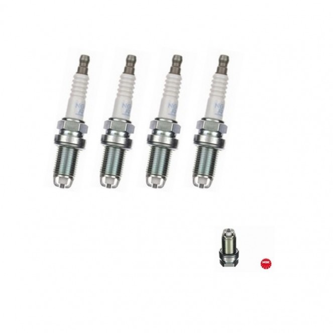 X4 NGK 7956 Bougie d’allumage par 4 pour Citroën PEUGEOT RENAULT OPEL