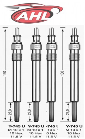 NGK 6346 Bougie de Prechauffage x4 Mercedes-Benz JEEP