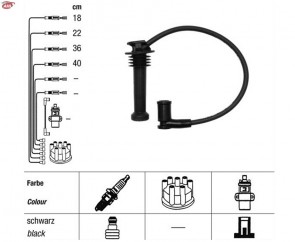 NGK 8541 Câble D'allumage pour Ford Mazda Volvo