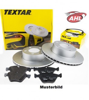 TEXTAR 92132503+ 2391401 disque de frein + plaquettes de frein ARRIERE AUDI A6
