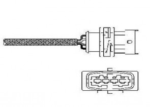 DELPHI ES10789-12B1 Sonde lambda pour OPEL VAUXHALL 