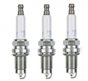 NGK 91015 Jeu de 3 bougies d'allumage pour AUDI  SEAT SKODA VW 