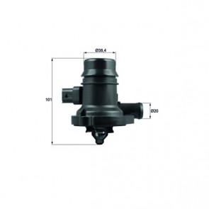BEHR TM 36 103 Thermostat d'eau (carlosta) pour OPEL CHEVROLET GMC