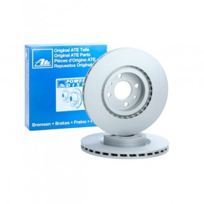 ATE 24.0122-0147.1 jeux de 2 Disque de frein pour CITROËN PEUGEOT FIAT ALFA 