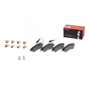 BREMBO P 61 125 Jeu de 4 plaquettes de frein pour CITROËN FIAT PEUGEOT