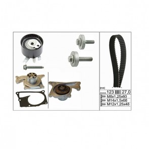 INA 530 0197 32 Pompe à eau + kit de courroie de distribution pour RENAULT DACIA NISSAN